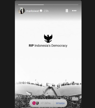 Update Instgram Stori Mark Siwat (Instagram)